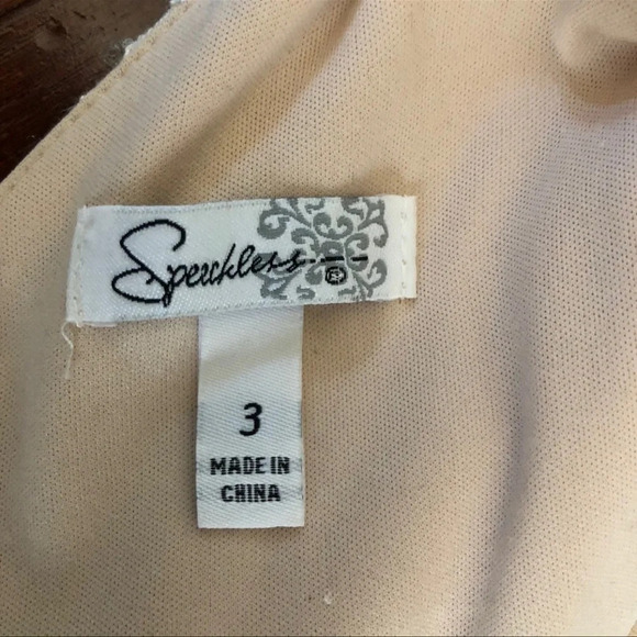 Like new Junior Speechless Pale Pink A-line sleeveless Dress size 3 - Picture 7 of 7